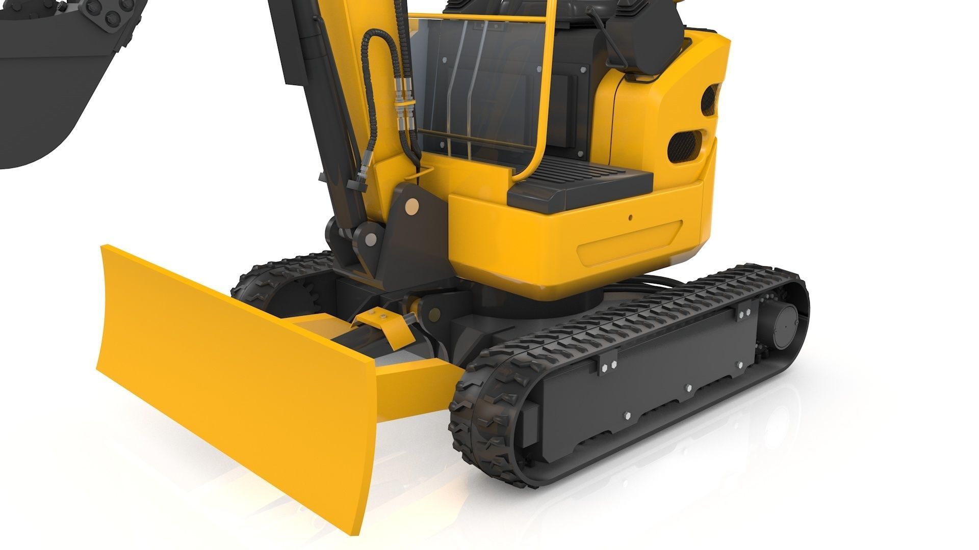 Excavator Mini Loader 3D model_7