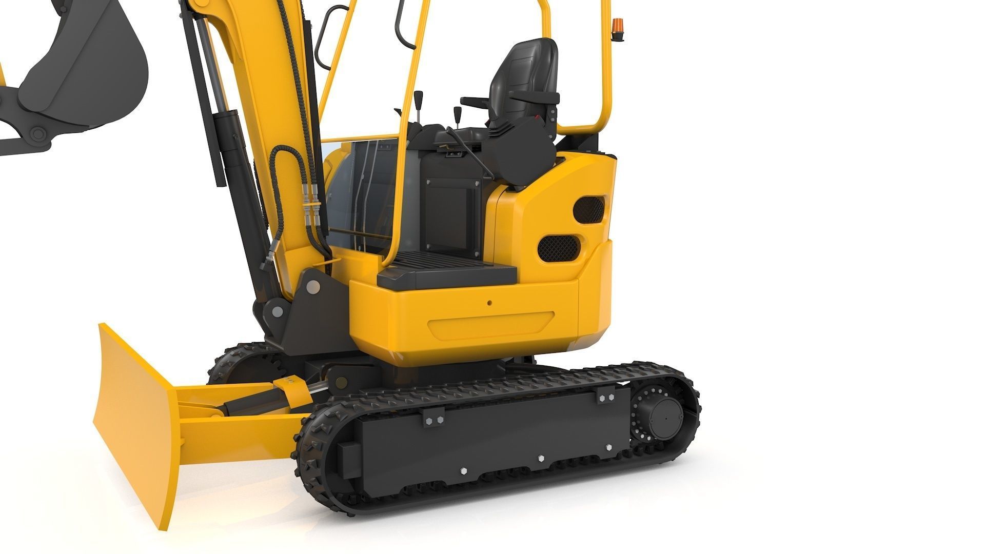 Excavator Mini Loader 3D model_39