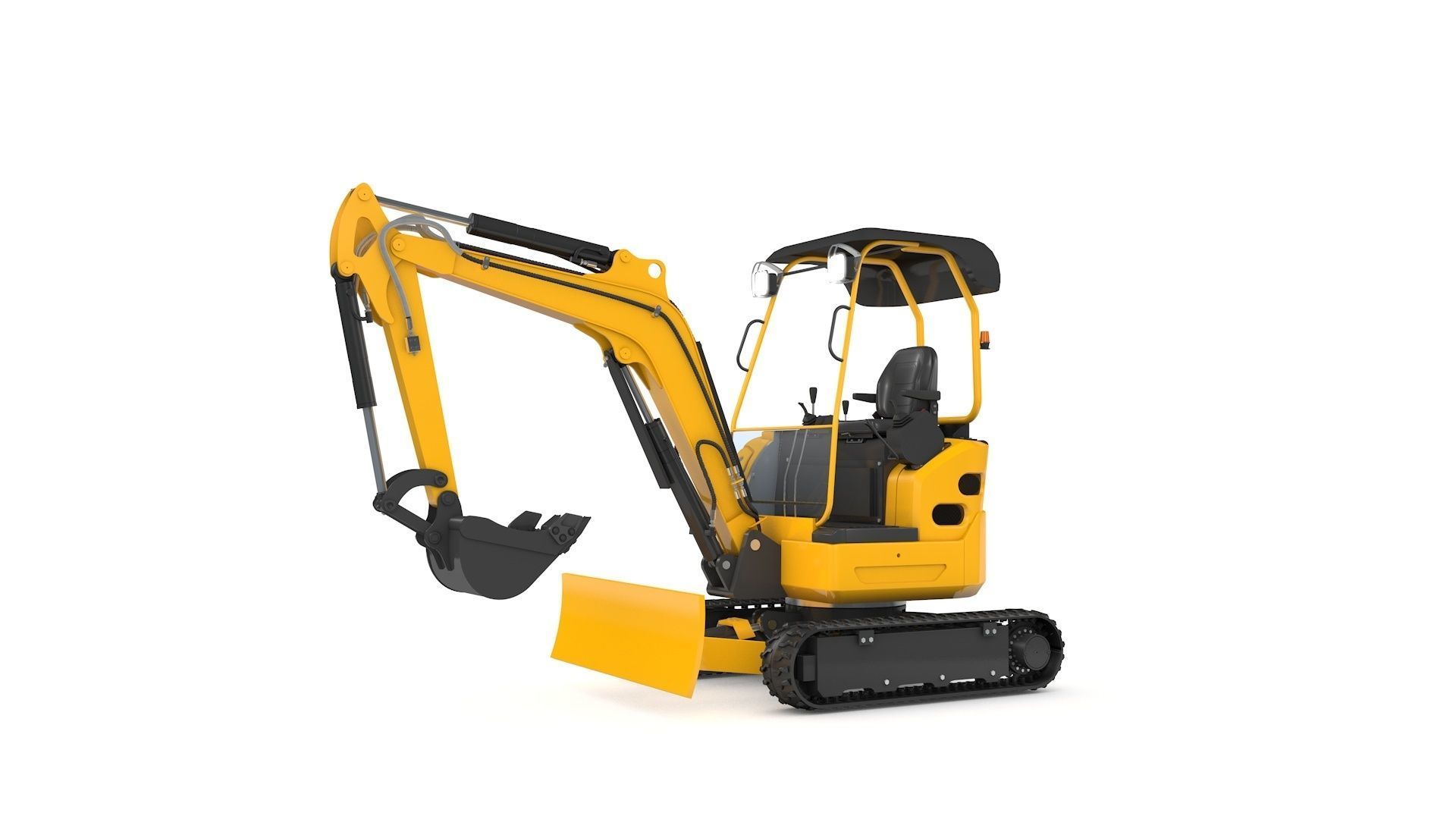 Excavator Mini Loader 3D model_21