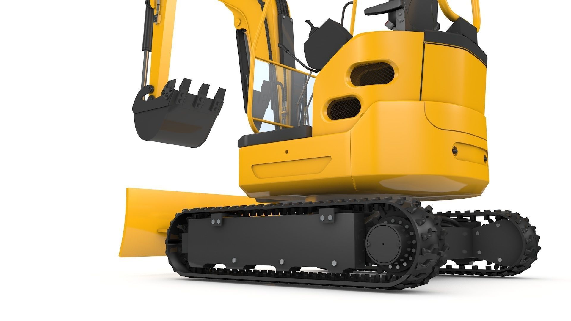 Excavator Mini Loader 3D model_8
