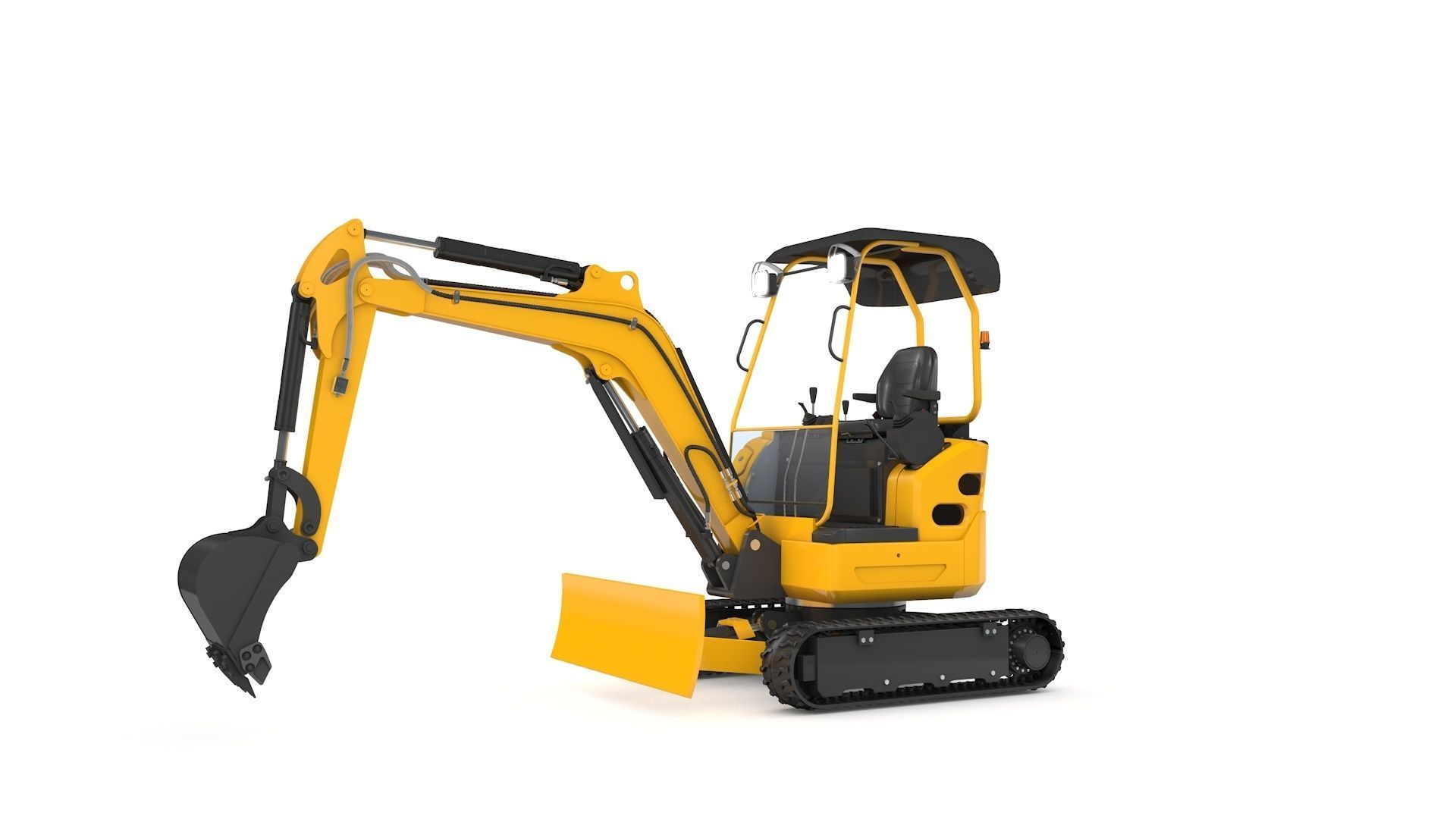 Excavator Mini Loader 3D model_18
