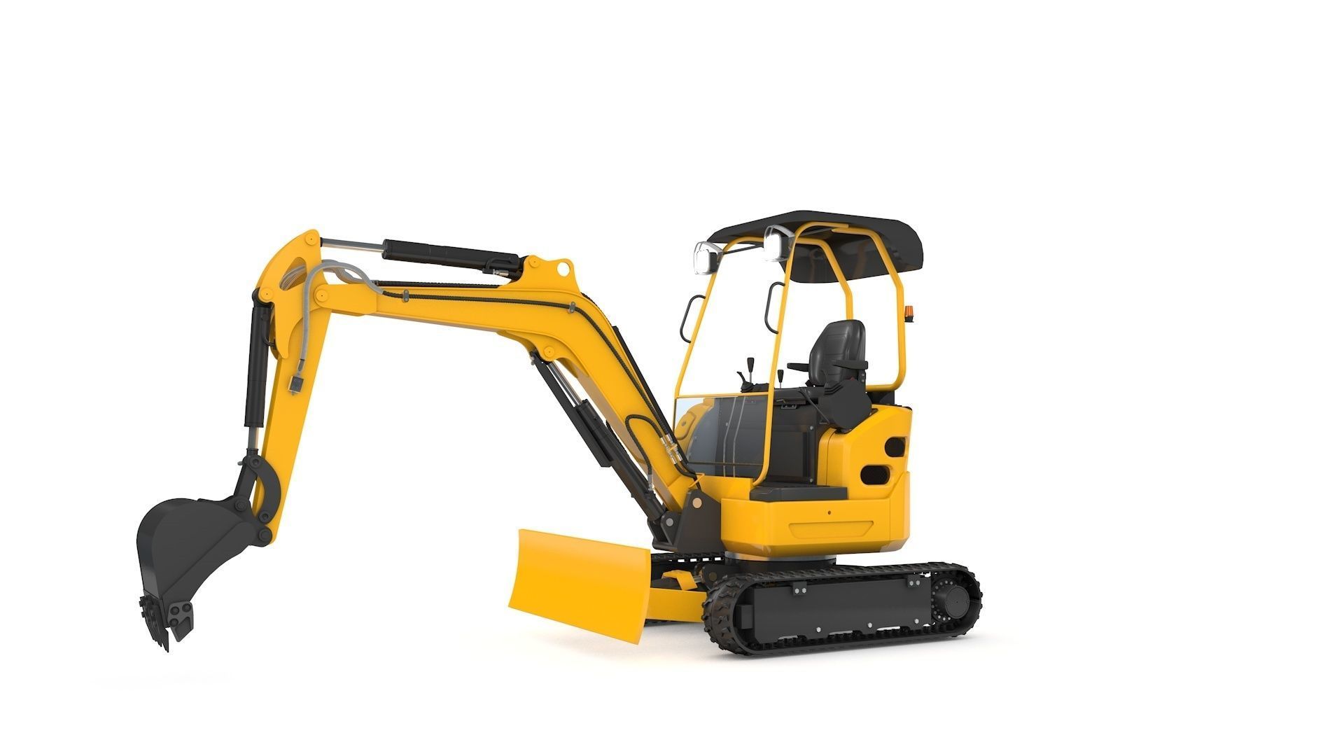 Excavator Mini Loader 3D model_19