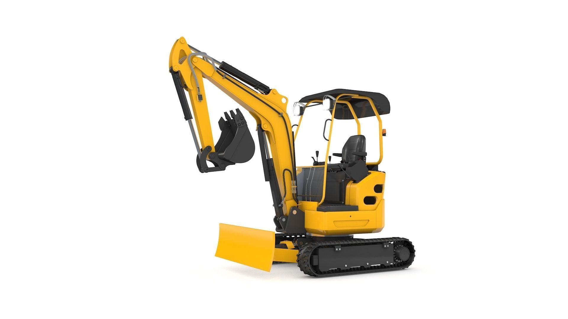Excavator Mini Loader 3D model_31
