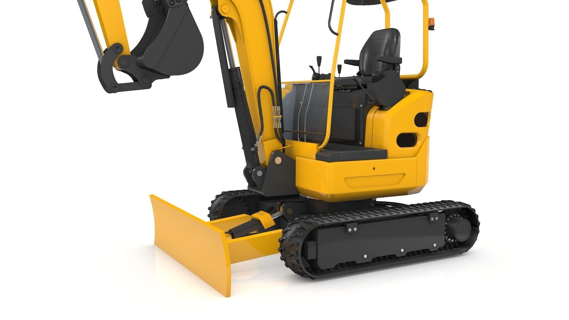 Excavator Mini Loader 3D model_34