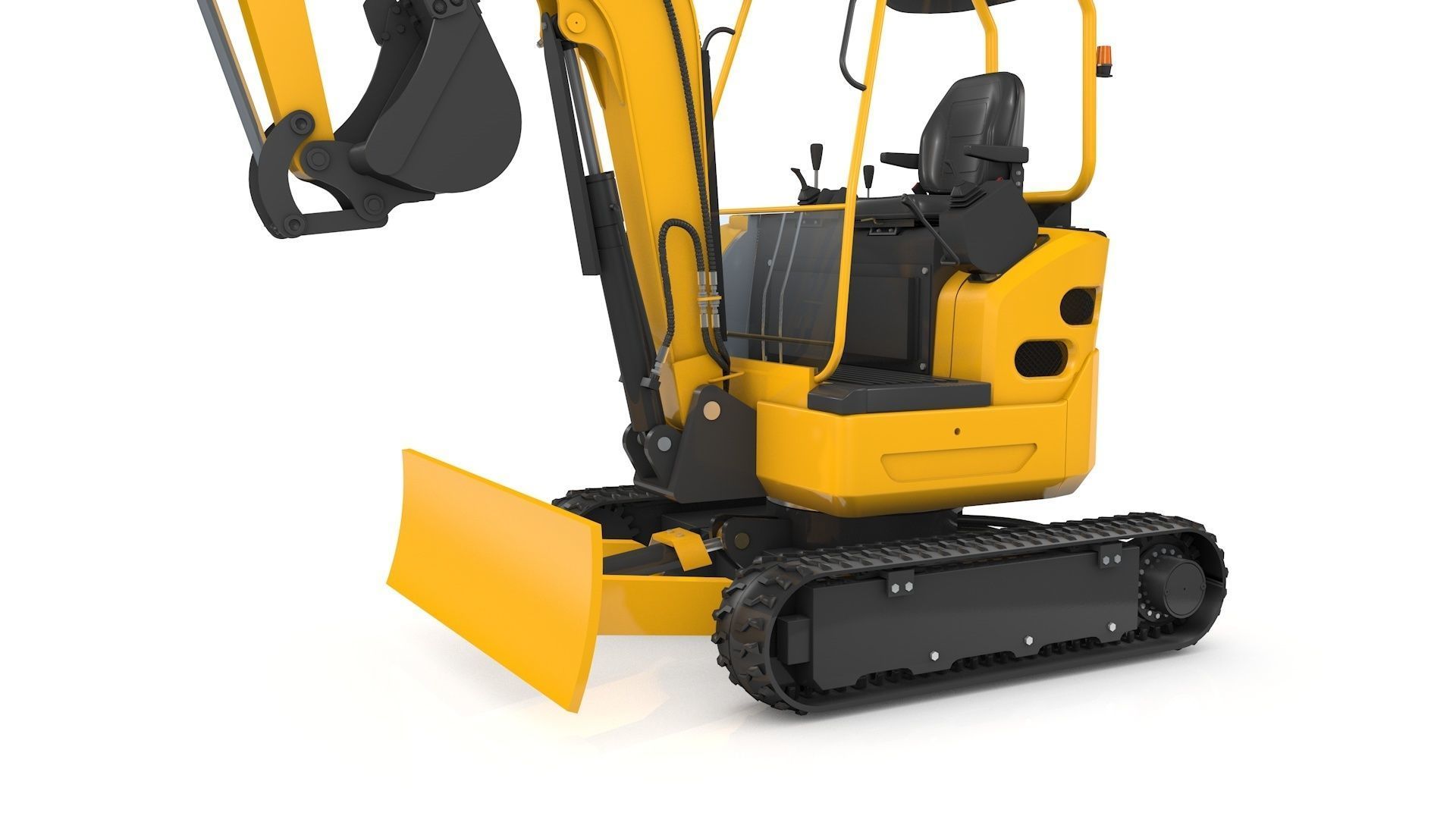 Excavator Mini Loader 3D model_32