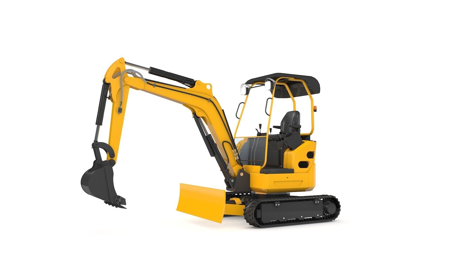 Excavator Mini Loader 3D model_27
