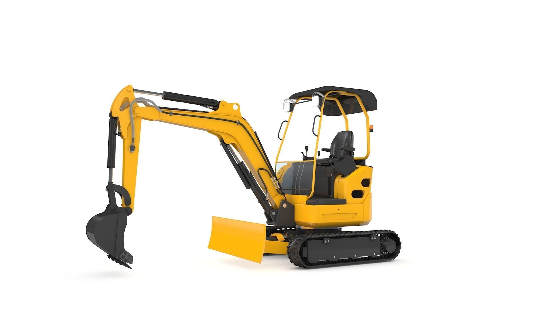 Excavator Mini Loader 3D model_20