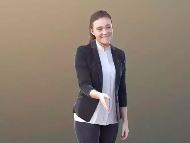 Nelly 10339 - Greeting Business Woman