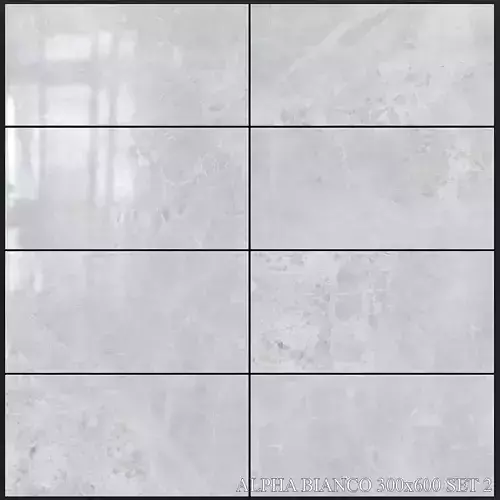 Yurtbay Seramik Alpha Bianco 300x600 Set 2