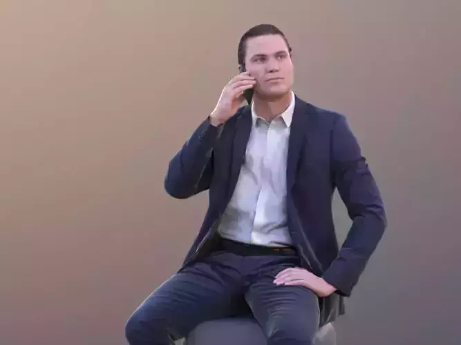 Marcel 10309 - Sitting Business Man