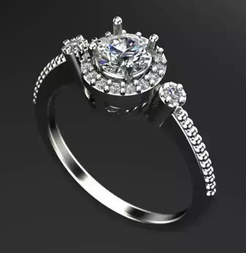 rings halo diamond engagement ring