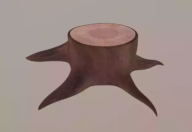 Tree Stump 3D model