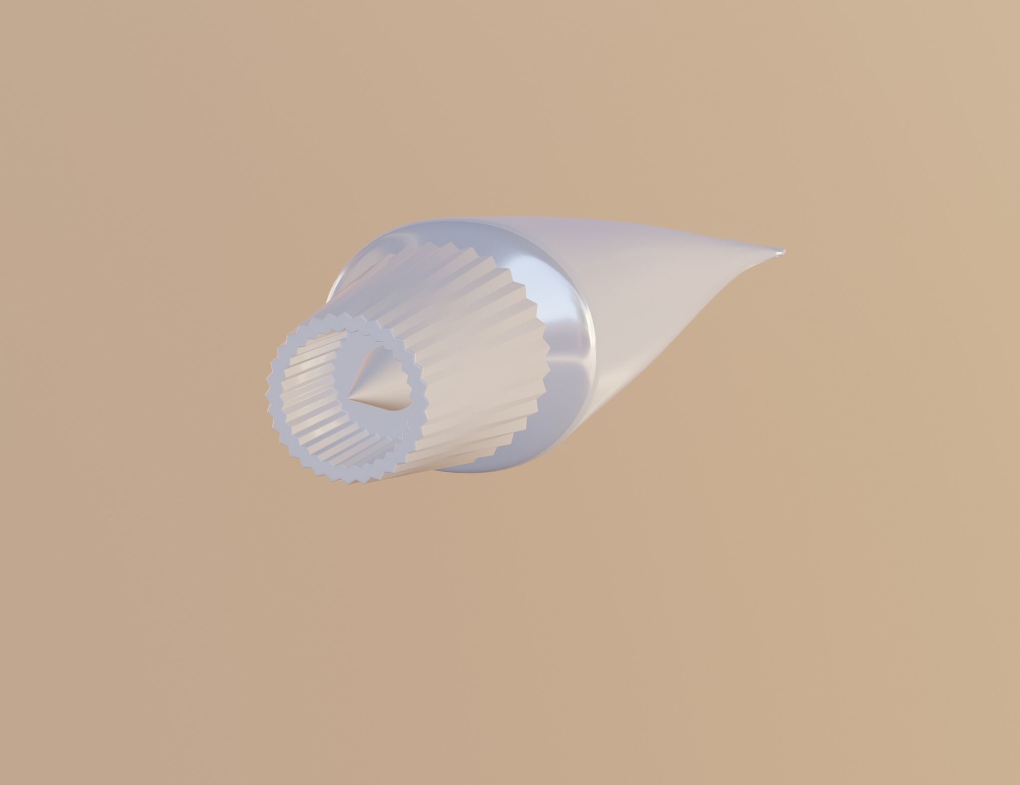 Paste Tube 3D model_2