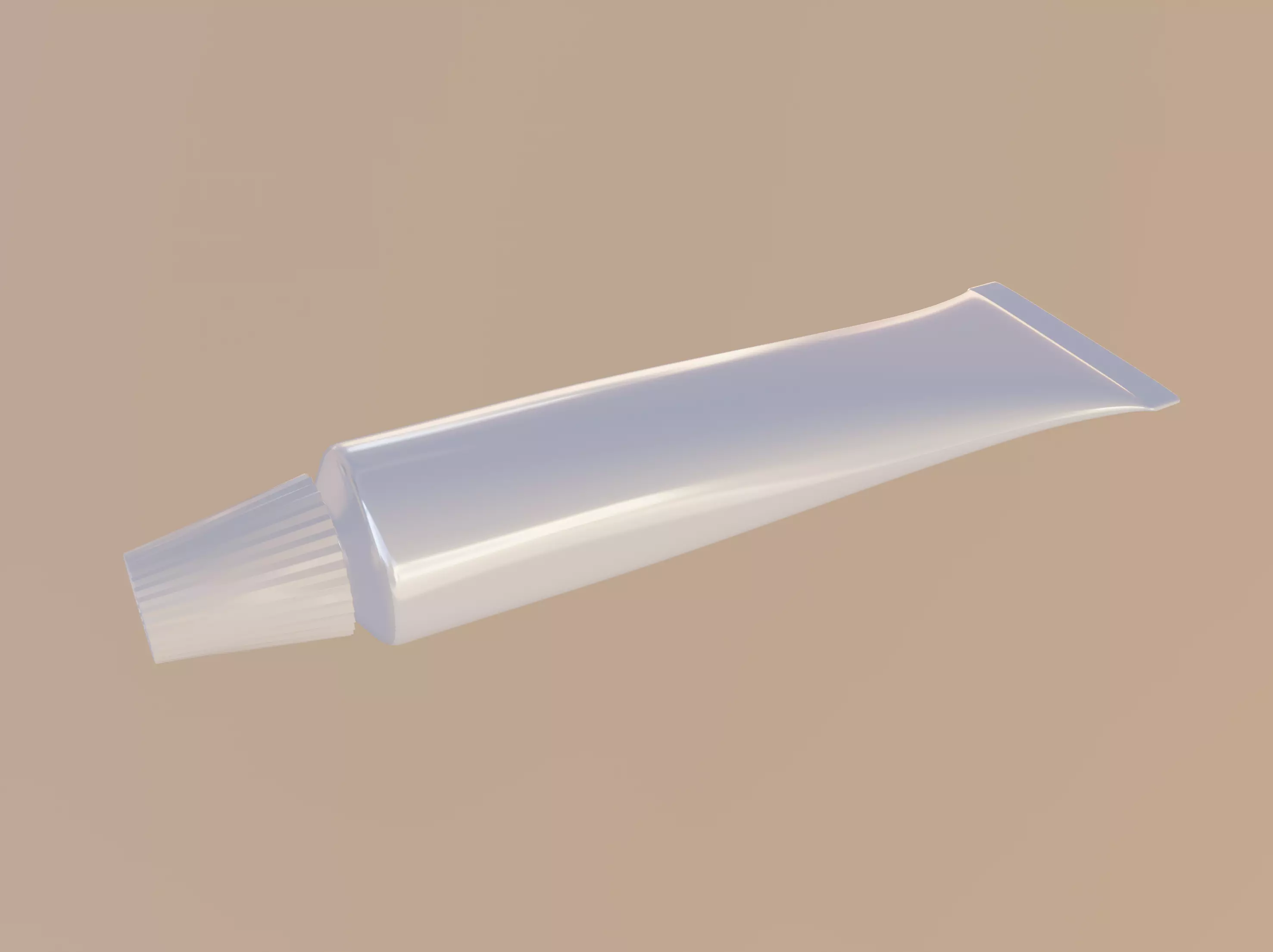 Paste Tube 3D model_0