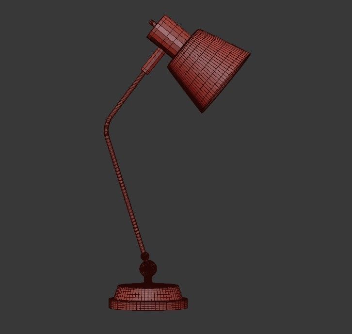 Cylinder Floor Lamp  Rejuvenation 3D model_7