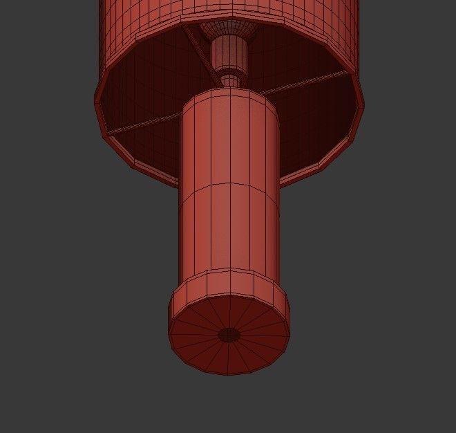 Cylinder Floor Lamp  Rejuvenation 3D model_6