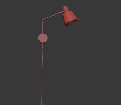 Cylinder Floor Lamp  Rejuvenation 3D model_15