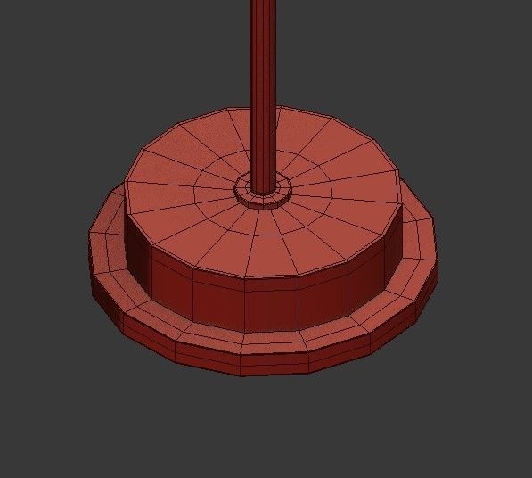 Cylinder Floor Lamp  Rejuvenation 3D model_9