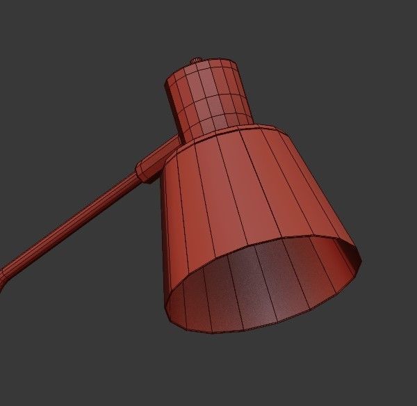 Cylinder Floor Lamp  Rejuvenation 3D model_4