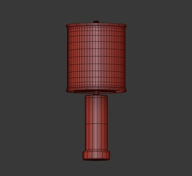 Cylinder Floor Lamp  Rejuvenation 3D model_5