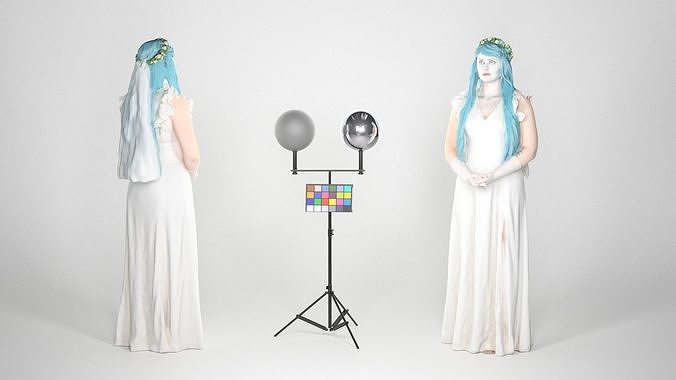 Corpse Bride cosplay 97 Low-poly 3D model
