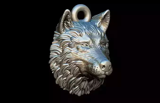 Wolf pendant