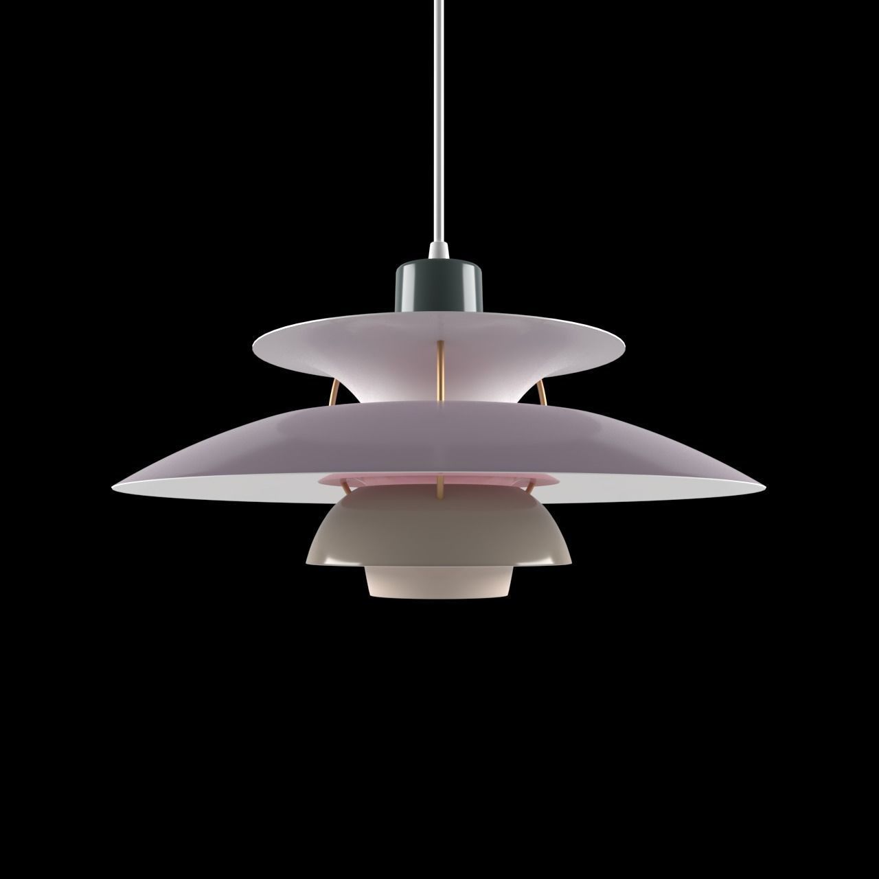 PH 5 Lamp - 8 Colors with IES - Louis Poulsen  - 3D Model 3D model_6
