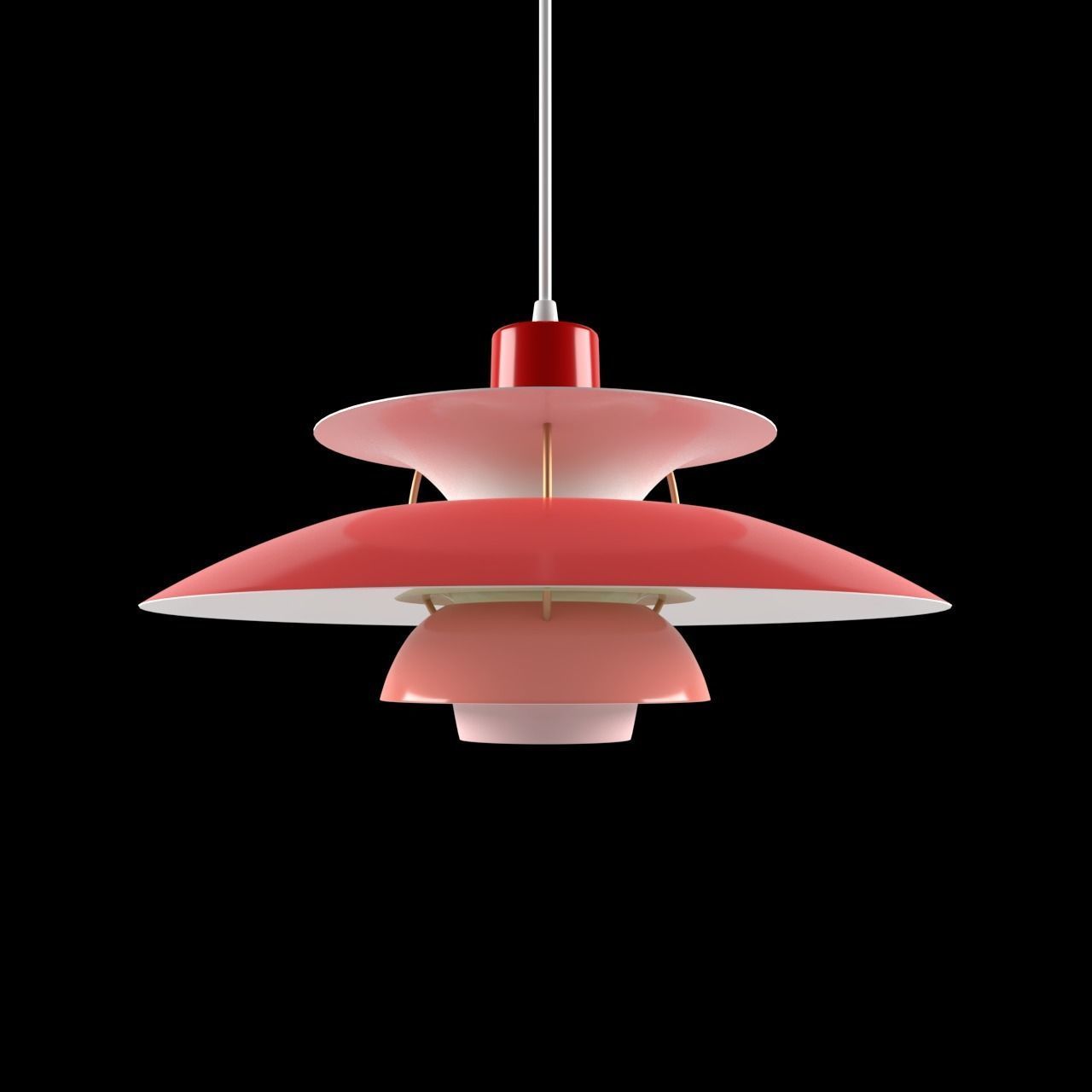 PH 5 Lamp - 8 Colors with IES - Louis Poulsen  - 3D Model 3D model_3