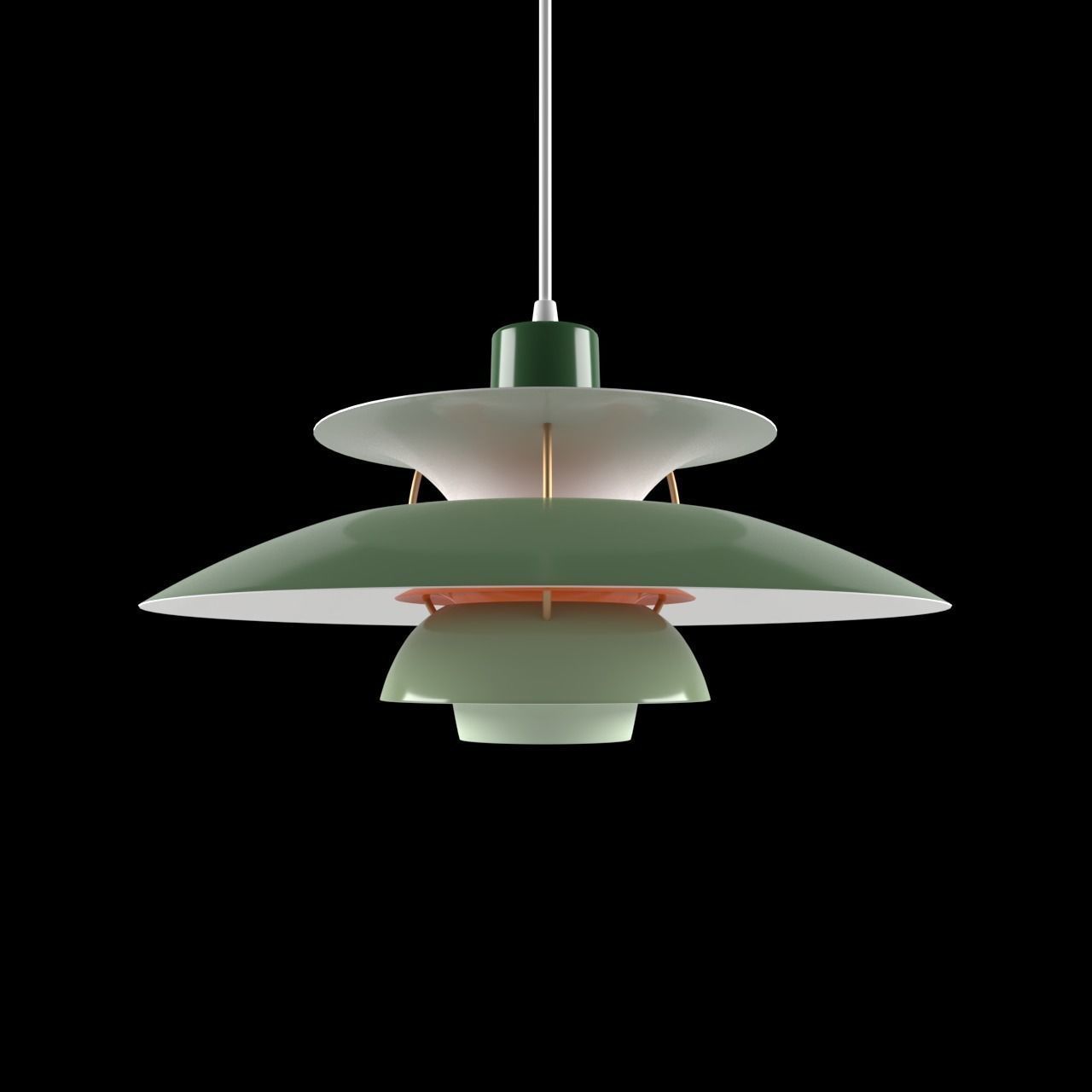 PH 5 Lamp - 8 Colors with IES - Louis Poulsen  - 3D Model 3D model_5