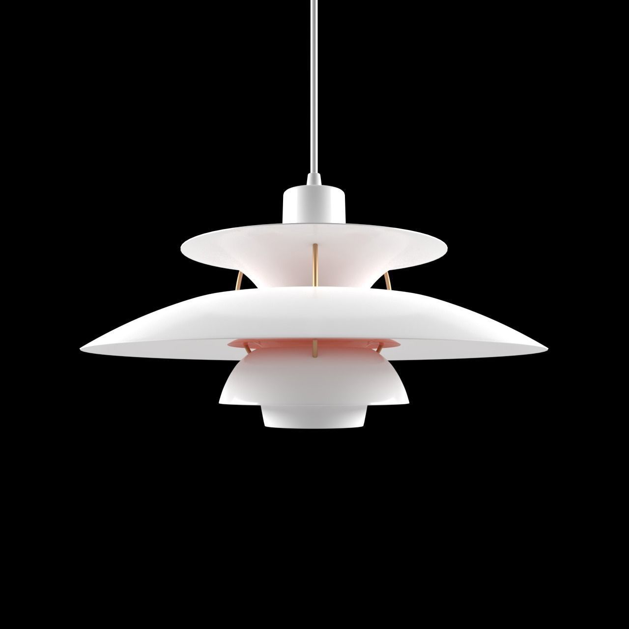 PH 5 Lamp - 8 Colors with IES - Louis Poulsen  - 3D Model 3D model_9