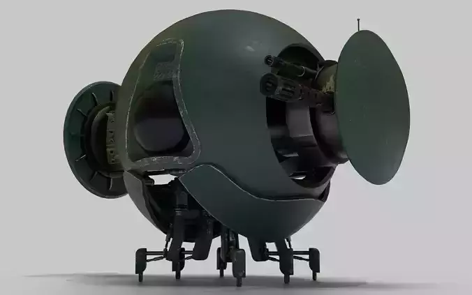 Scifi spider robor 3D model