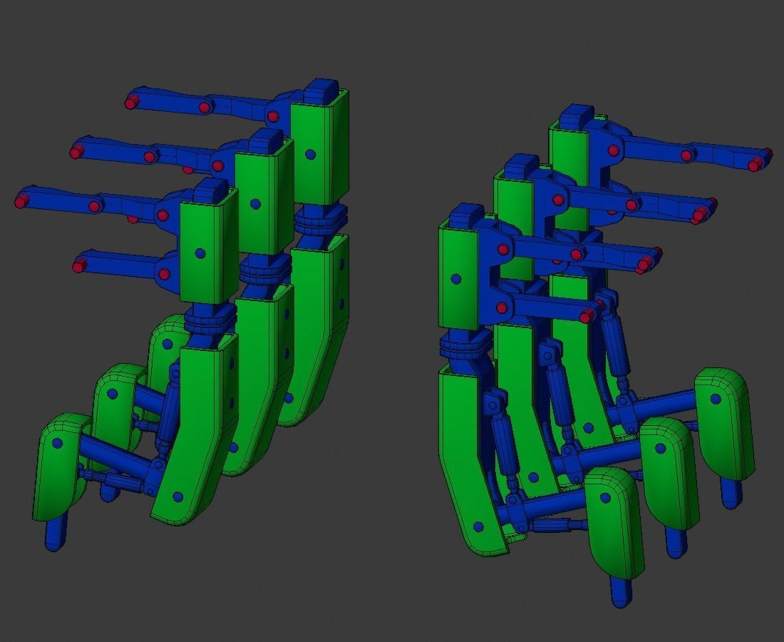 Scifi spider robor 3D model_11