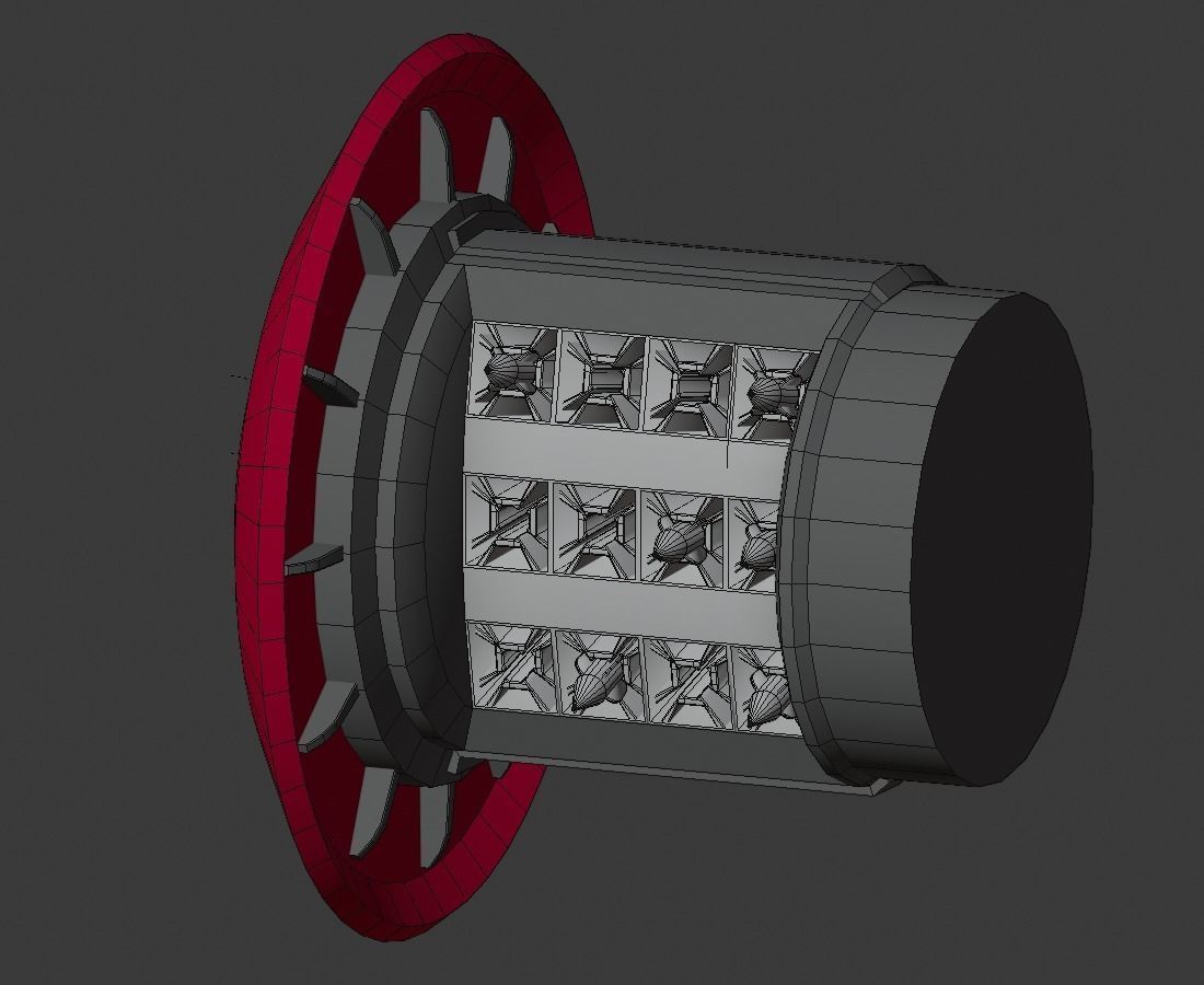 Scifi spider robor 3D model_10