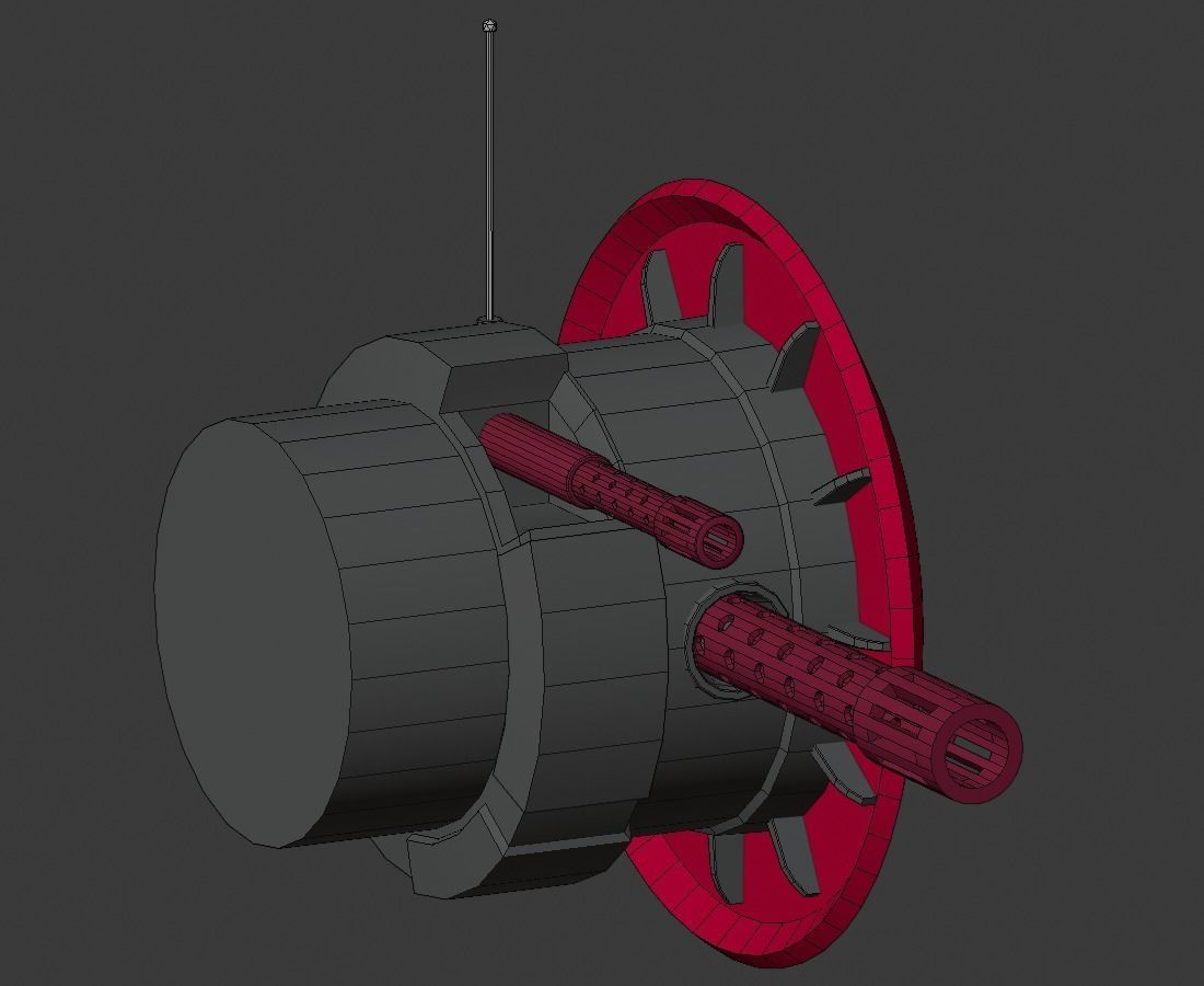 Scifi spider robor 3D model_9