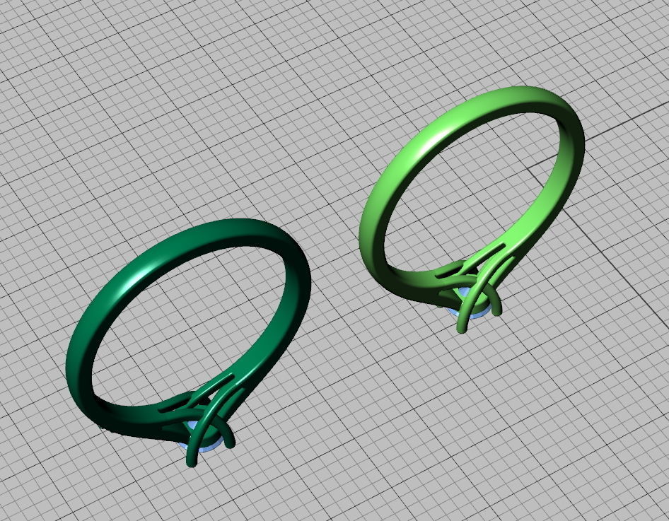  Solitaire Engagement ring Own design 3D print model 3D print model_16
