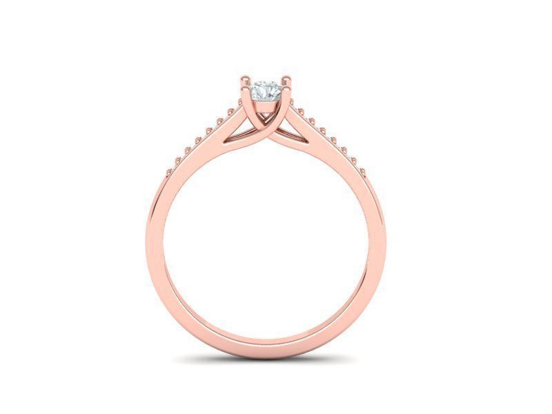  Solitaire Engagement ring Own design 3D print model 3D print model_5