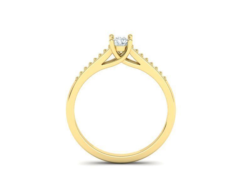  Solitaire Engagement ring Own design 3D print model 3D print model_6