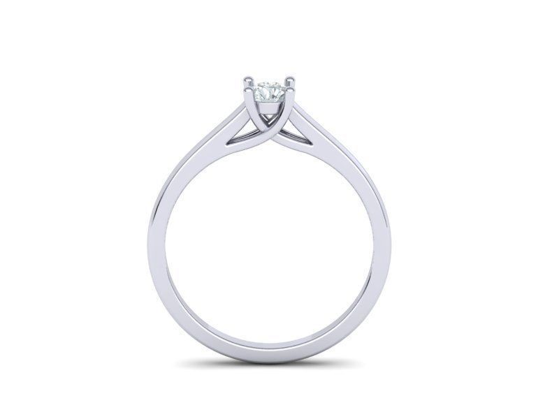  Solitaire Engagement ring Own design 3D print model 3D print model_7