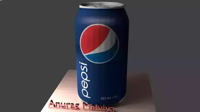 Pepsi Can 3D Model  3D model
