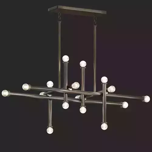 Jonathan Adler Milano 16 Light Chandelier 3D model