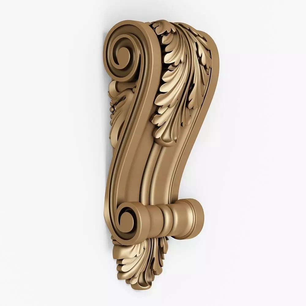 Decorative Corbel for cnc 3D model_0