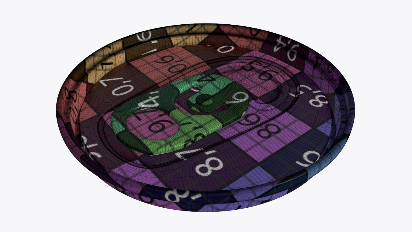 Slim soda energy drink beverage can ending with lid 3D model_13