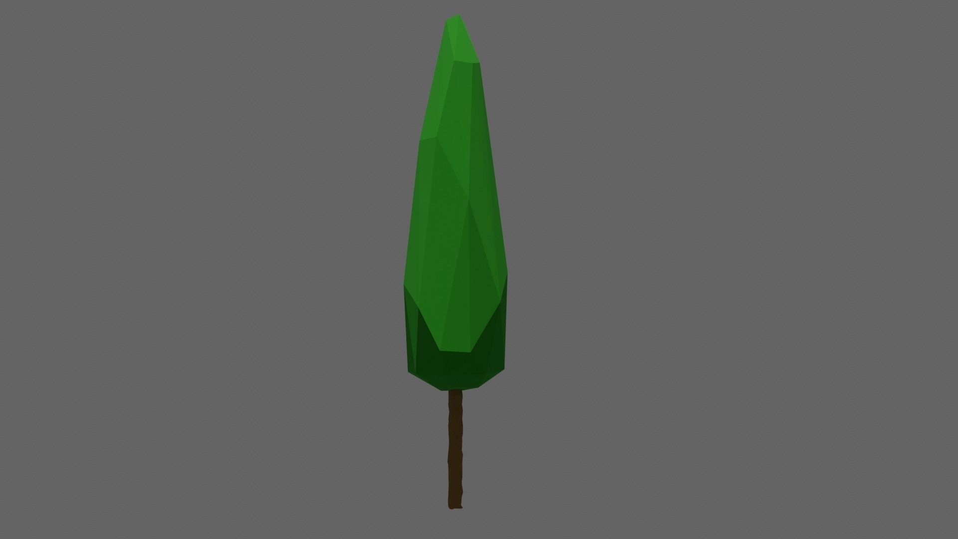 Low Poly Trees Set 1 polygonal tree Low-poly 3D model_19