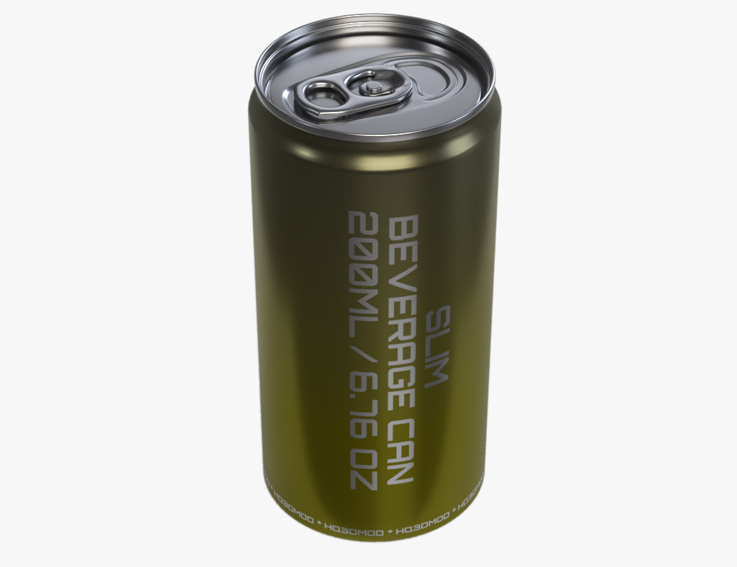 Slim soda energy drink beverage can 200 ml 6-76 oz