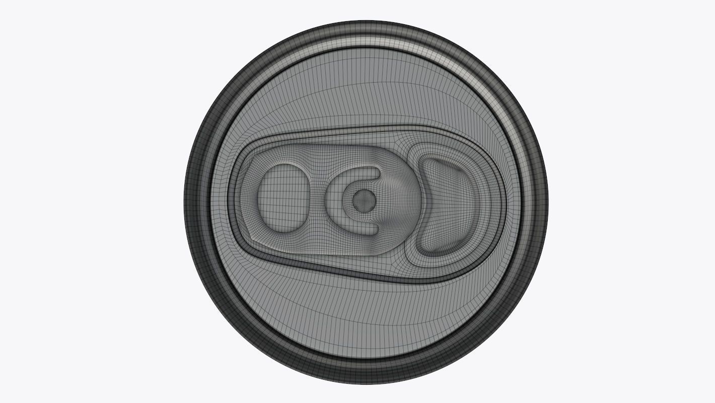 Slim soda energy drink beverage can 250 ml 8-45 oz 3D model_8