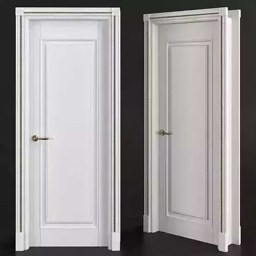 Interior Doors low poly 3d model