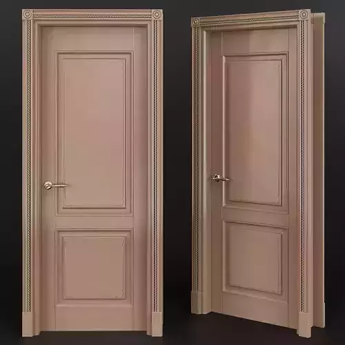 Interior Doors Premium low poly 3d model Low-poly 3D model