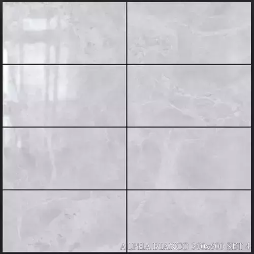 Yurtbay Seramik Alpha Bianco 300x600 Set 4