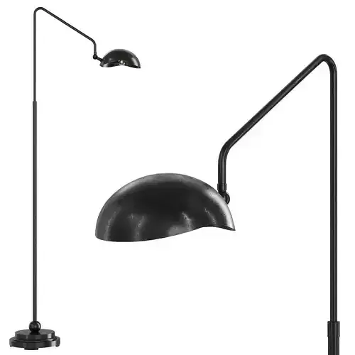 Restoration Hardware CONVESSI FLOOR LAMP Black