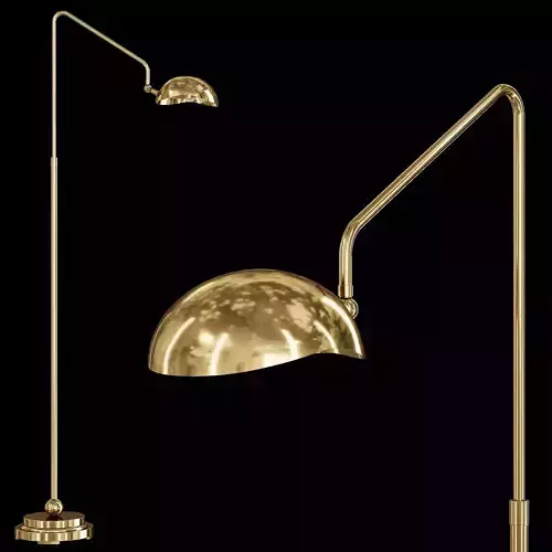 Restoration Hardware CONVESSI FLOOR LAMP Brass